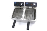 Maxima Frituurpan - 2 x 8L - 2 Mandjes - tot 2,8kg Friet - 09365225