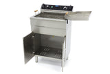 Maxima Friteuse - 30L - 1 Mand - met Aftapkraan en Standaard - 09365232