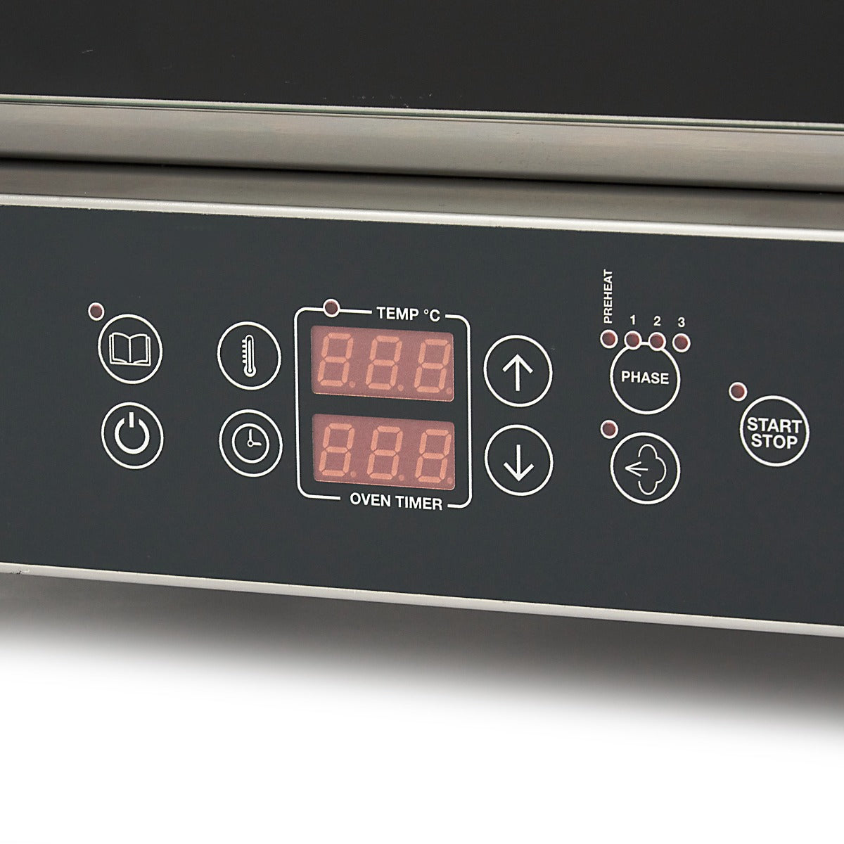 Maxima Combi Stoomoven - Geschikt voor 4 Bakplaten (1/1 GN / 60 x 40cm) - Digitaal Display - 400V - 08500203