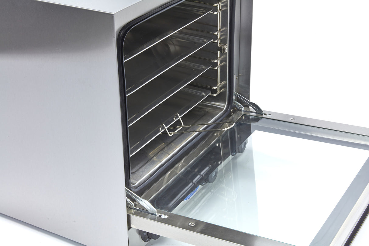 Maxima Convectie Oven - Grill en Stoom - Geschikt voor 4 Schalen - Ingebouwde Timer - 09300418