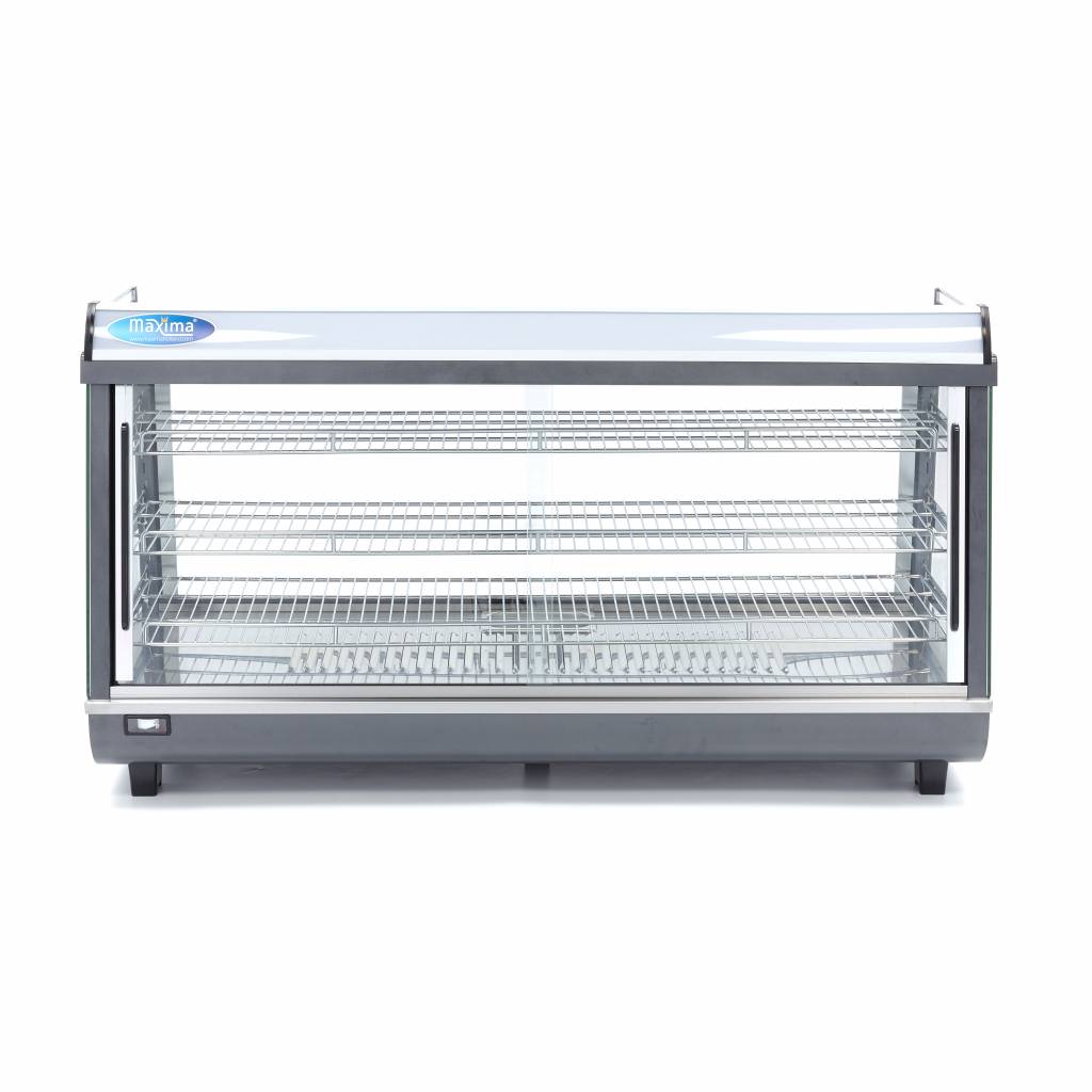 Maxima  Heated Food Display - 186L - 121,5cm - 3 Shelves  - 09400795