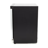 Maxima  Fridge - 200L - Black - with Glass Door  - 09405008