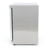 Maxima  Fridge - 200L - Stainless Steel - with Glass Door  - 09405010