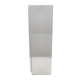 Maxima  Freezer - 400L - 6 Fixed Shelves - Stainless Steel  - 09405017