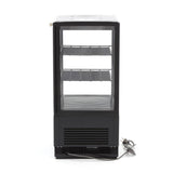 Maxima Kühlschrank-Vitrine – 58 l – 43 cm – Schwarz – 09400801