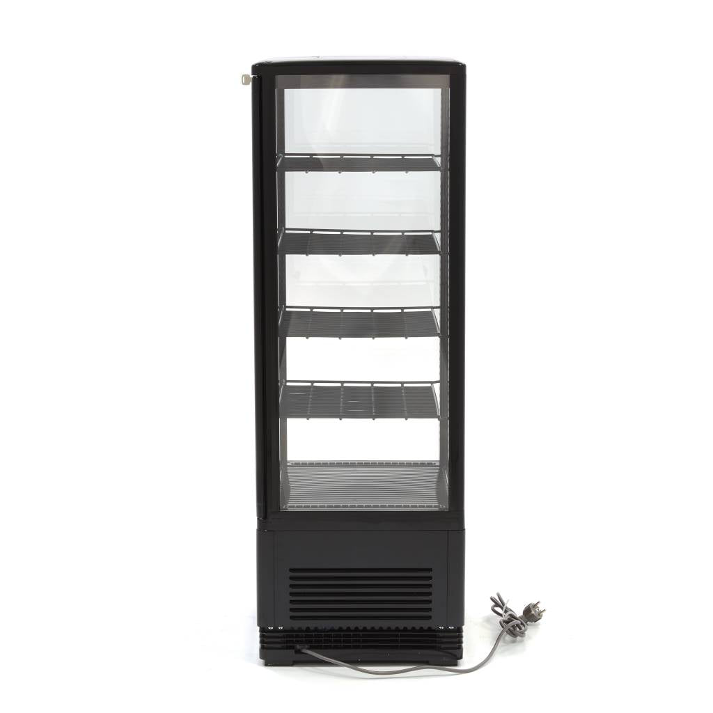 Maxima Kühlschrank-Vitrine – 98 l – 43 cm – Schwarz – 09400811