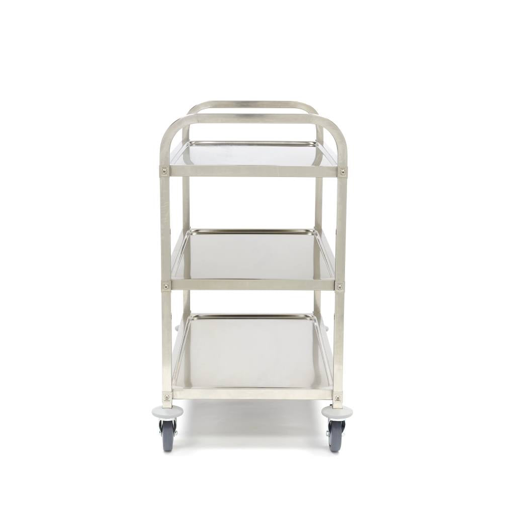 Maxima  Stainless Steel Serving Trolley - 3 Shelves  - 09300546