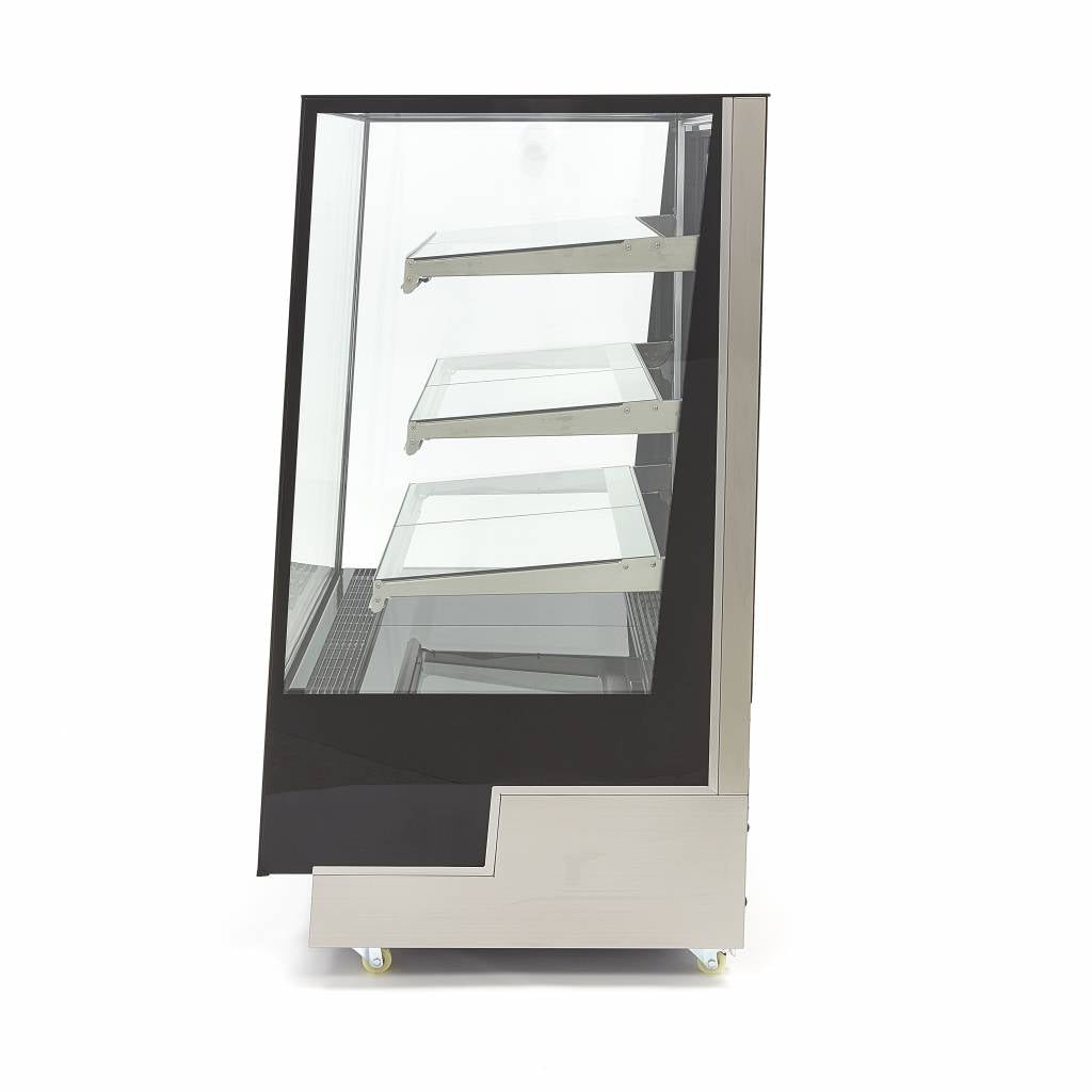 Maxima Kühlschrank-Vitrine – 400 l – 90 cm – auf Rädern – 09400842