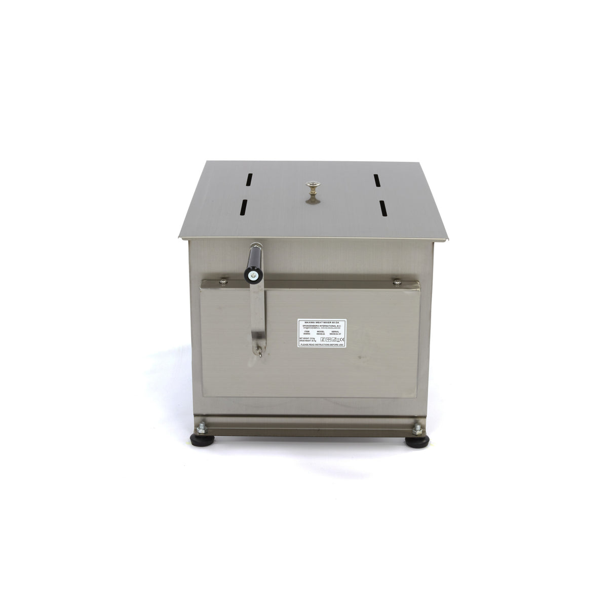 Maxima Vleesmenger - 50L - 43kg Vlees - Dubbele As - Handmatig - 09368002