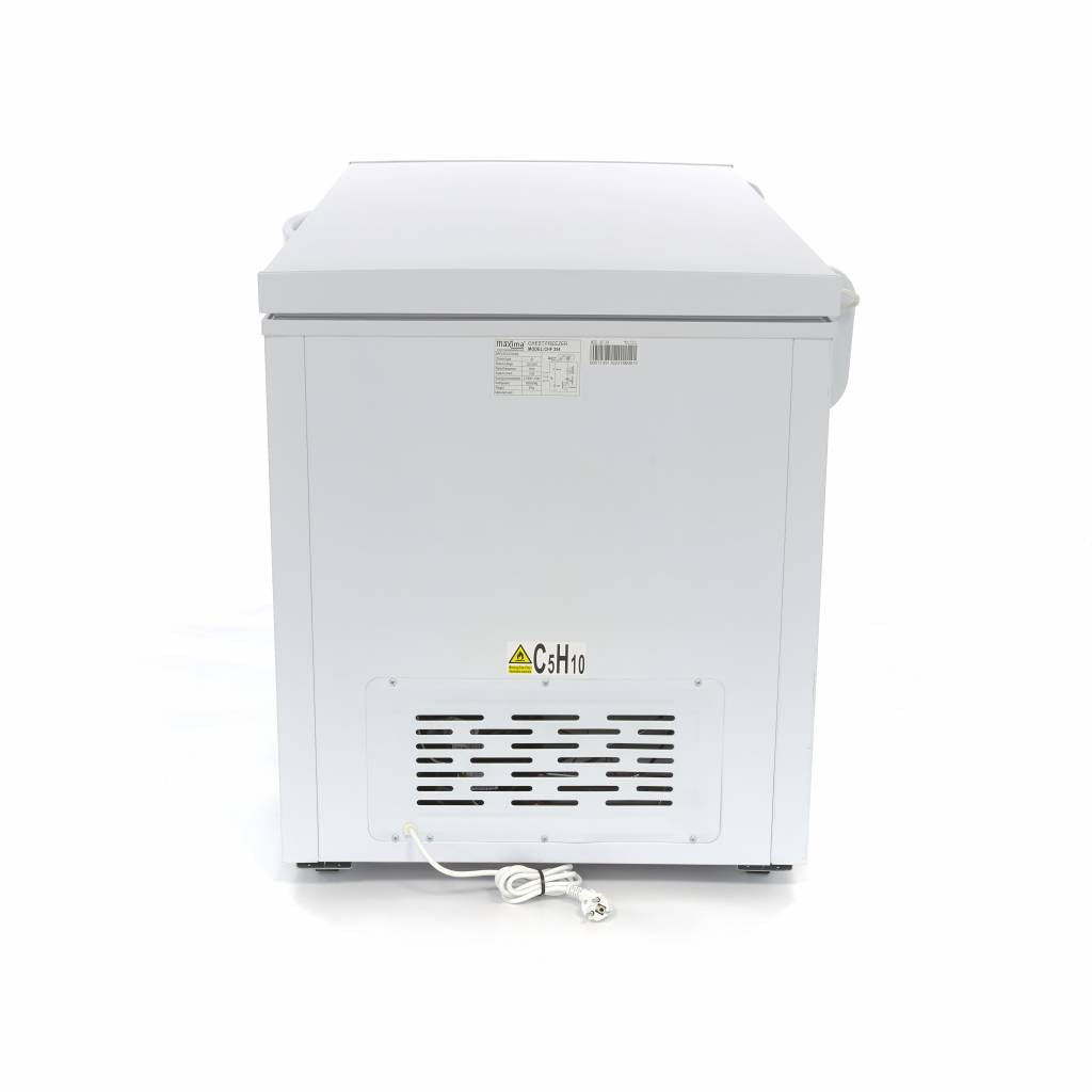 Maxima  Chest Freezer - 345L - on Wheels - incl Hanging Basket  - 09402350