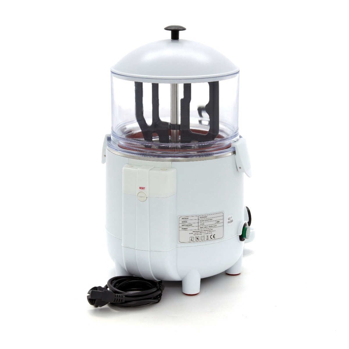 Maxima Warme Chocolademelk Dispenser - 5L - Wit - 09504000