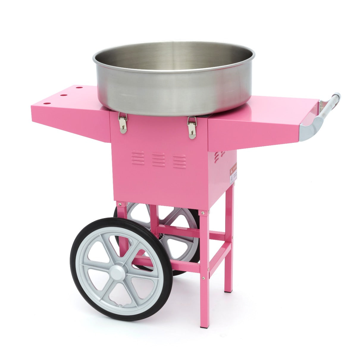 Maxima Suikerspinmachine – Ø 52cm – Roze – met kar - 09506002