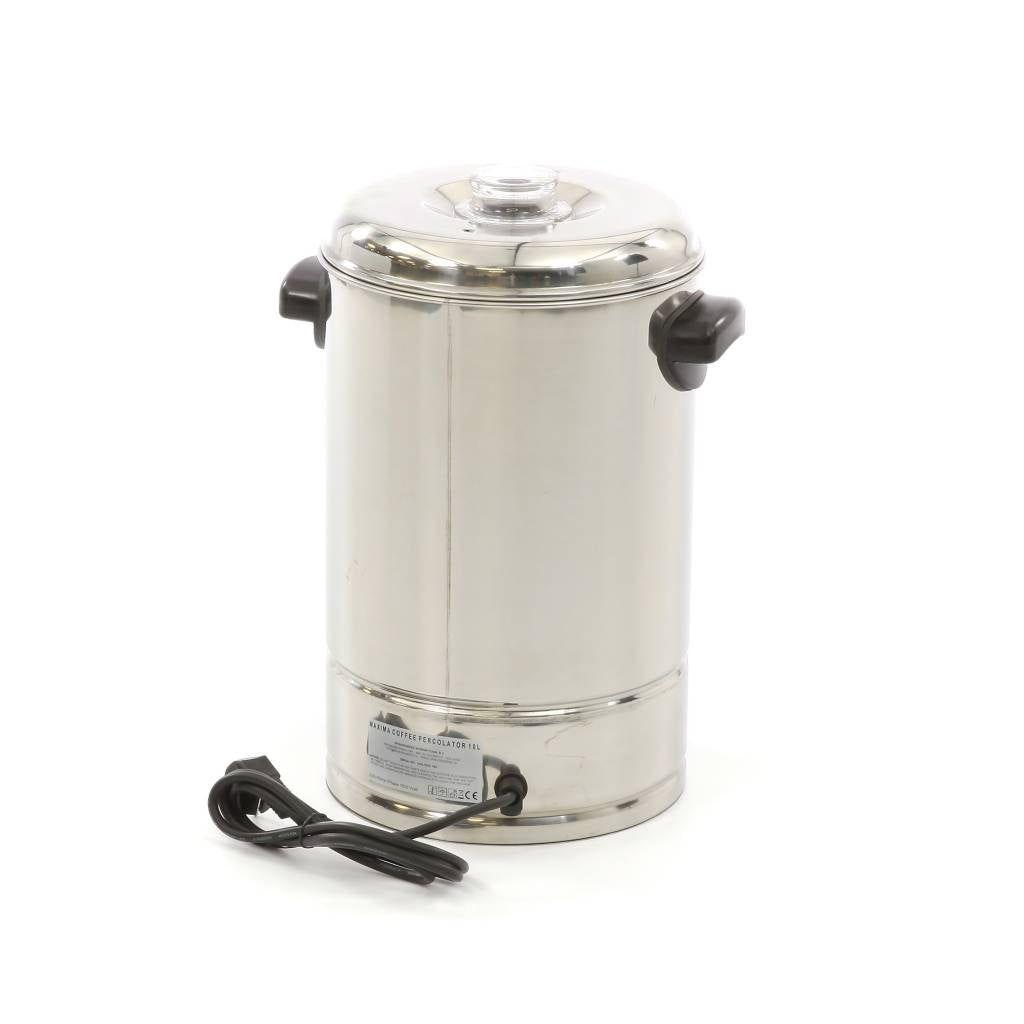 Maxima Koffie Percolator - 10L - 80 Kopjes - Uitneembaar Koffiefilter - 09300598