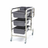 Maxima  Cleaning Trolley - incl 5 Bins  - 09300544