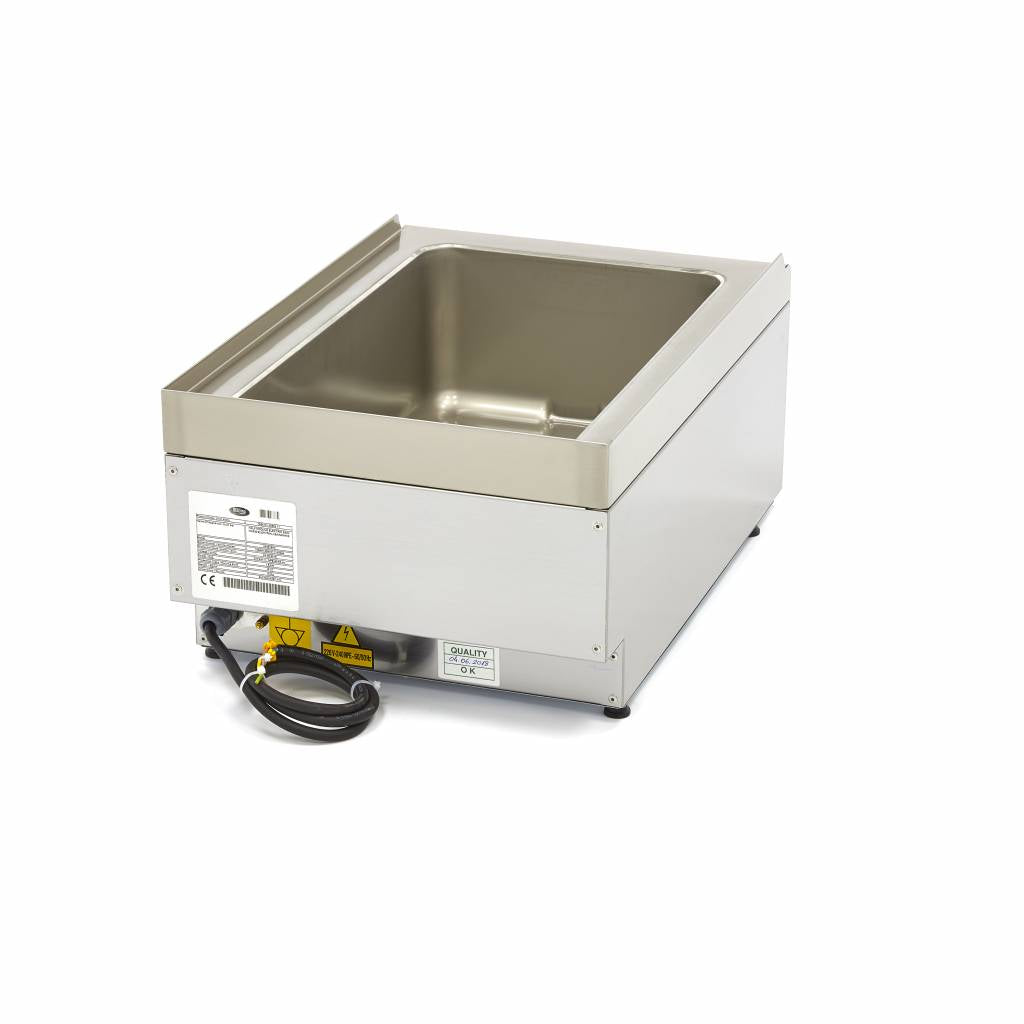 Maxima Bain Marie - Einzelgerät - 60cm - mit Ablasshahn - Elektrisch - 09391680