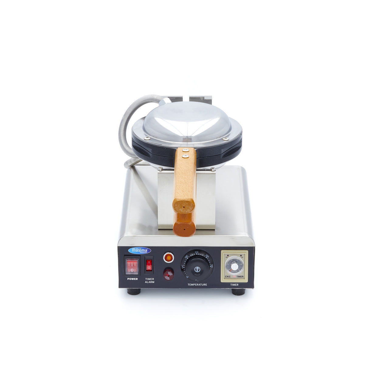 Maxima  Waffle Maker - 1 Waffle - Round Honeycomb Pattern  - 09374235