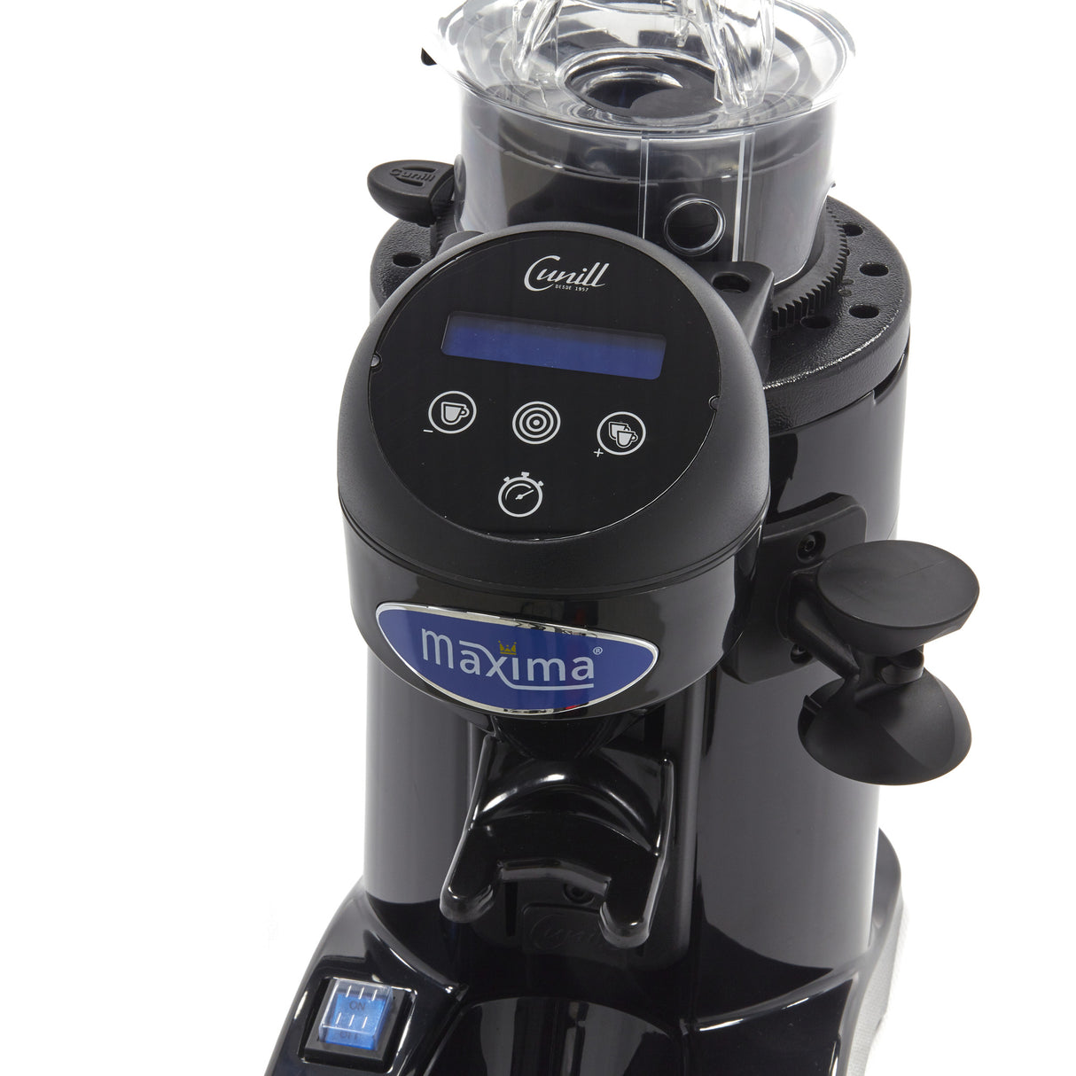 Maxima Kaffeemühle - 2 kg Bohnen - Digitalanzeige und Portionierer - 08804560