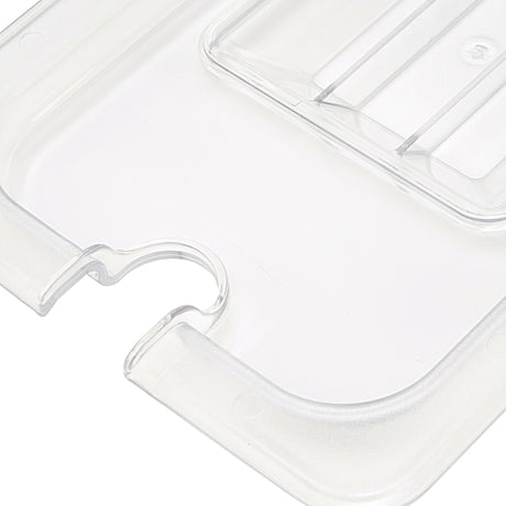 Maxima  Gastronorm Lid - 1/4 GN - Polycarbonate - with Recess  - 09367939