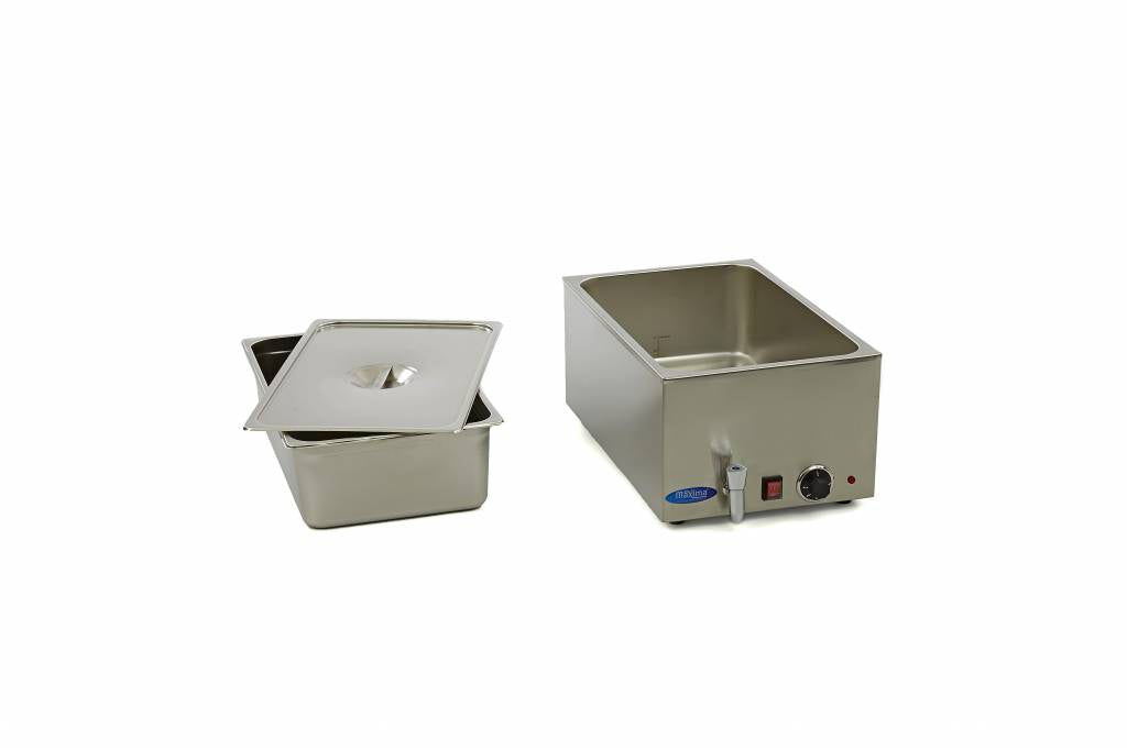 Maxima Bain Marie - mit Hahn - inkl. 1/1 GN-Set - Elektrisch - 09300009