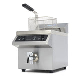 Maxima  Deep Fryer - 8L - 1 Basket - Induction - with Drain Tap  - 09371090