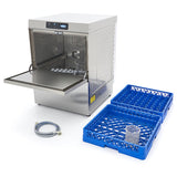 Maxima  Undercounter Dishwasher - 50 x 50cm - with Drain, Rinse Aid and Soap Pump - Digital Display - 400V  - 09211007