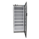 Maxima Gefrierschrank – 600 l – Edelstahl – mit Glastür – 09405035