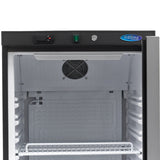 Maxima  Fridge - 400L - Black - with Glass Door  - 09405020