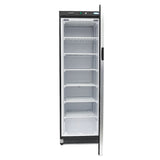 Maxima  Freezer - 400L - Black - with Glass Door  - 09405021