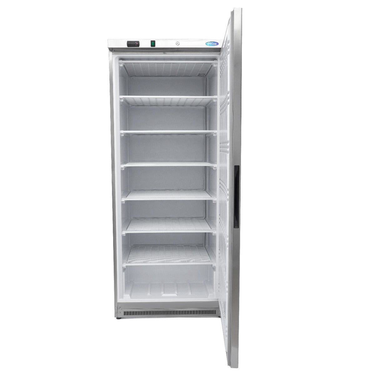 Maxima Gefrierschrank – 600 l – 6 feste Ablagen – Edelstahl – 09405029