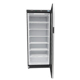 Maxima  Freezer - 600L - Black - with Glass Door  - 09405033