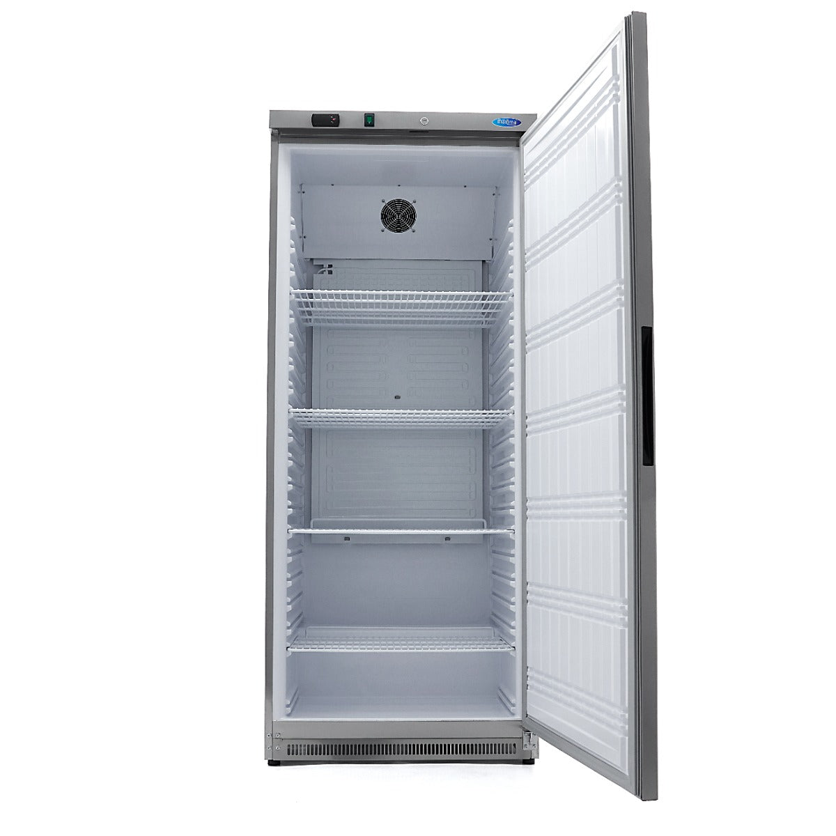 Maxima  Fridge - 600L - 4 Adjustable Shelves - Stainless Steel  - 09405028