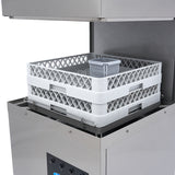 Maxima  Pass Through Dishwasher - 50x50cm - With Drain, Rinse Aid and Soap Pumps - 400V  - 09240080