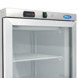 Maxima Gefrierschrank – 400 l – Edelstahl – mit Glastür – 09405023