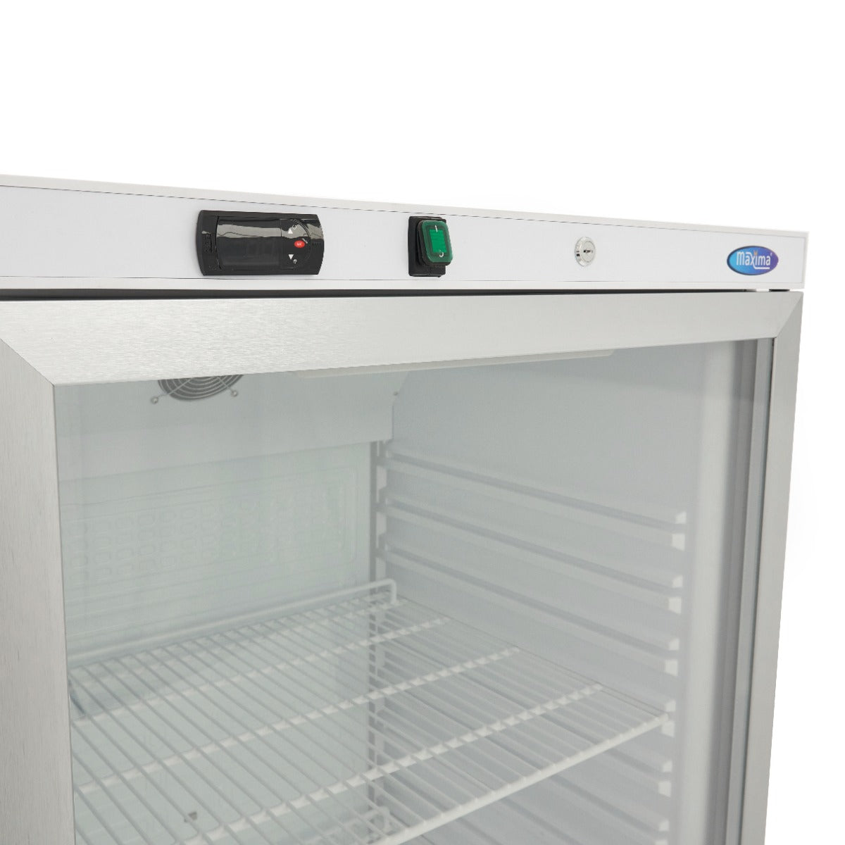 Maxima  Fridge - 600L - White - with Glass Door  - 09405030