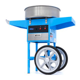 Maxima  Candy Floss Machine – Ø 52cm – Blue – with Cart  - 09506003