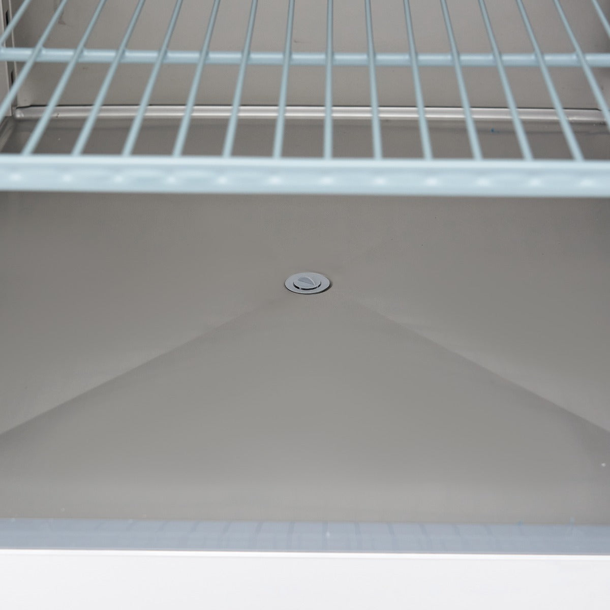 Maxima  Freezer - 600L - 3 Adjustable Shelves (2/1GN) - Stainless Steel - with Glass Door  - 09400006