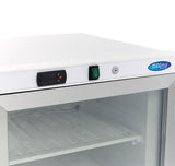 Maxima  Freezer - 200L - White - with Glass Door  - 09405007