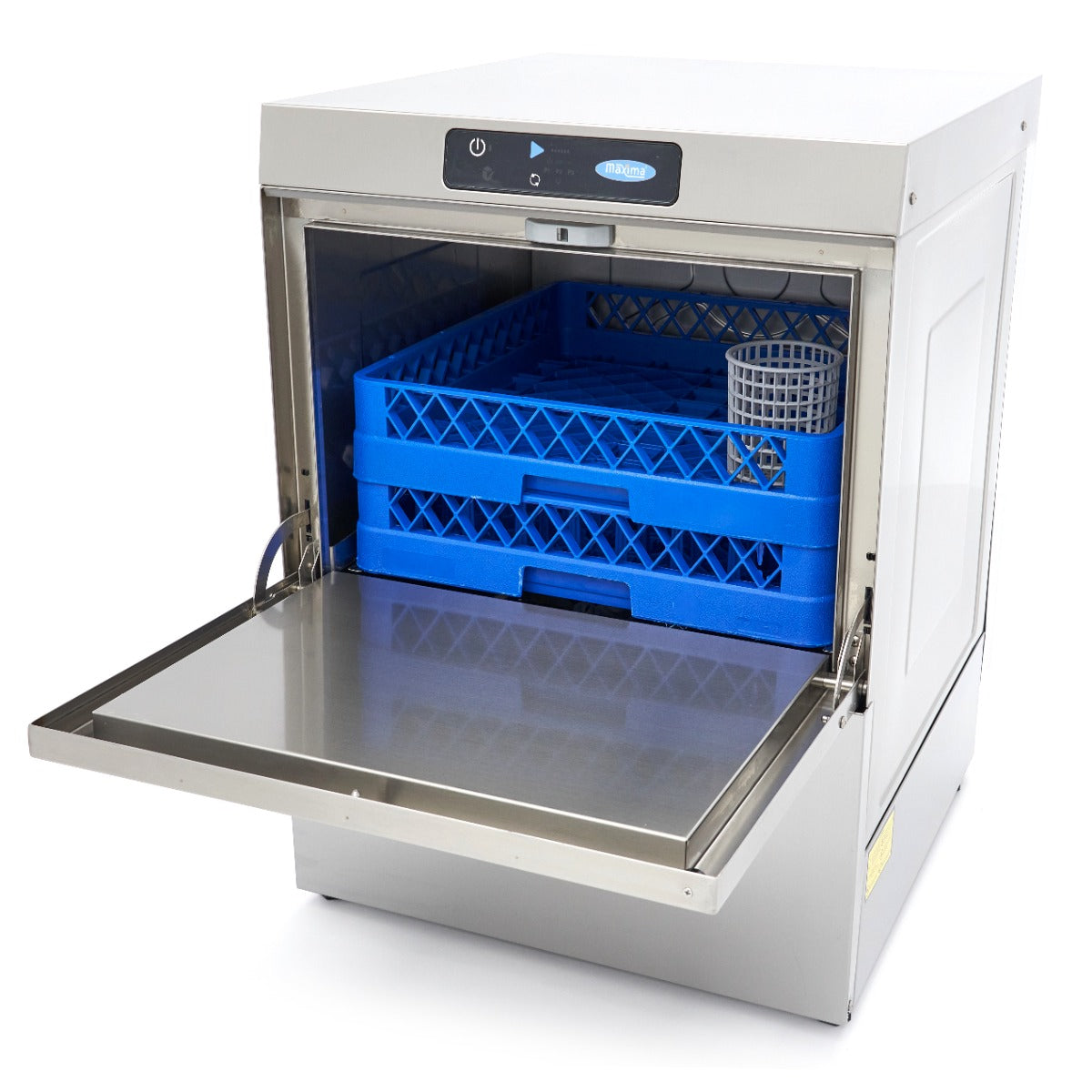 Maxima  Undercounter Dishwasher - 50 x 50cm - with Drain, Rinse Aid and Soap Pump - Digital Display - 230V  - 09211006