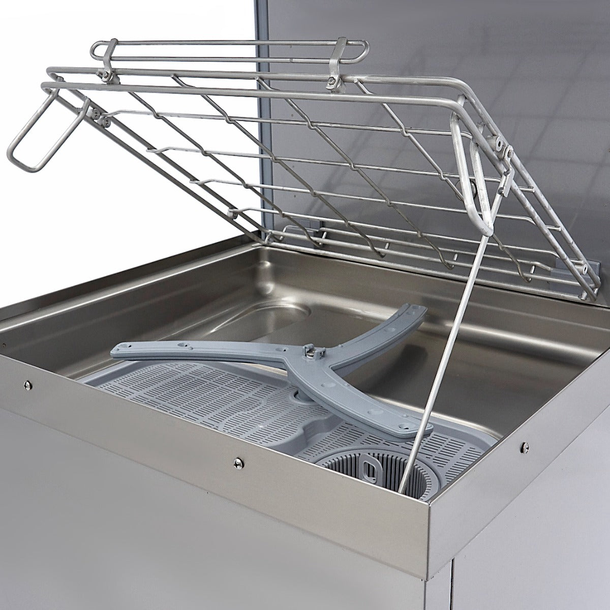 Maxima  Pass Through Dishwasher - 50x60cm - With Rinse Aid and Soap Pumps - 400V  - 09240140