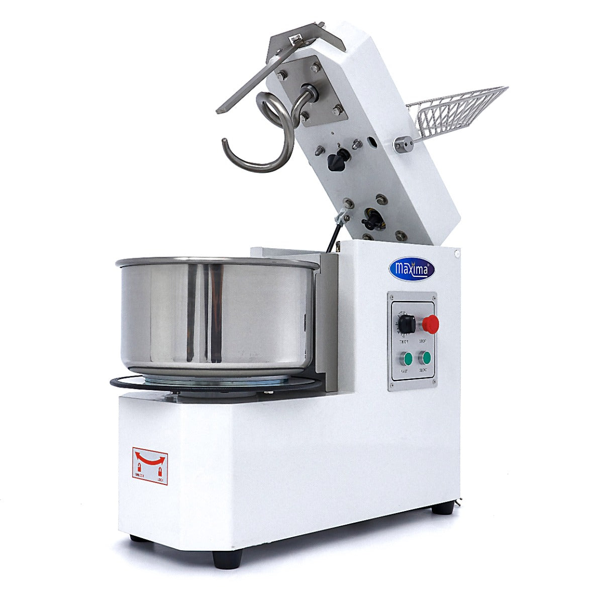 Maxima  Dough Mixer - 20L - 12kg Dough - 2 Speeds - Removable Bowl  - 09361905