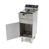 Maxima Friteuse - 16L - 1 Mand - met Aftapkraan en Standaard - 09365155