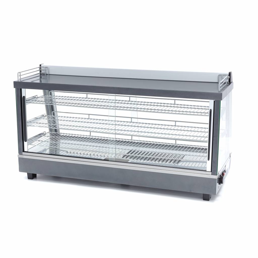 Maxima Verwarmde Voedselvitrine - 186L - 121,5cm - 3 Planken - 09400795