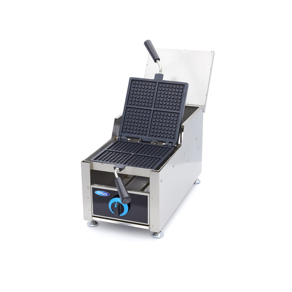 Maxima Mini-Waffeleisen - Quadrate - Gas - 4 Teile - 09374280