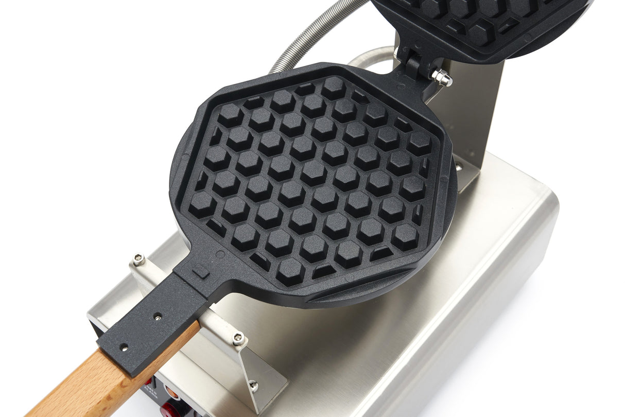 Maxima Wafelijzer - 1 Wafel - Rond Honingraatpatroon - 09374235