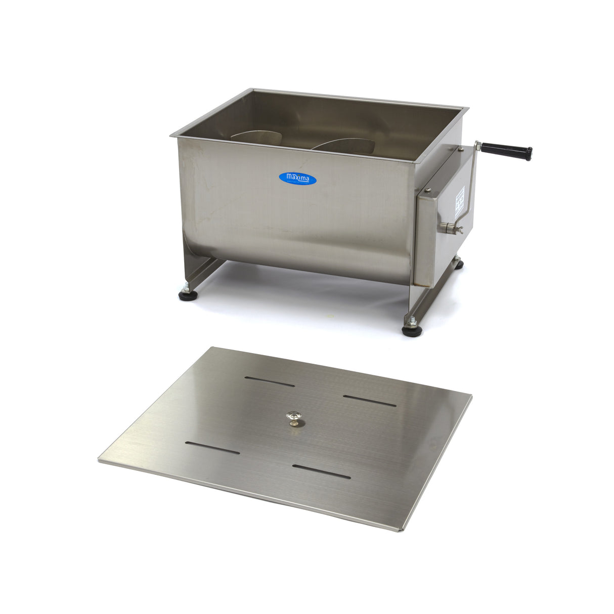 Maxima Fleischmischer - 50 l - 43 kg Fleisch - Doppelachse - Manuell - 09368002