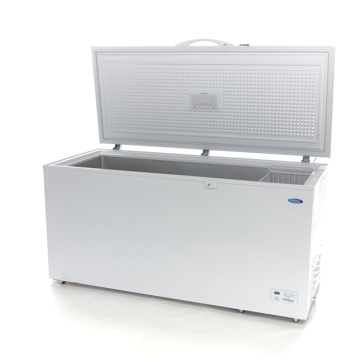 Maxima  Chest Freezer - 488L - on Wheels - incl Hanging Basket  - 09402370