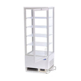 Maxima Kühlschrank-Vitrine – 98 l – 43 cm – Weiß – 09400810