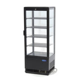 Maxima Kühlschrank-Vitrine – 98 l – 43 cm – Schwarz – 09400811