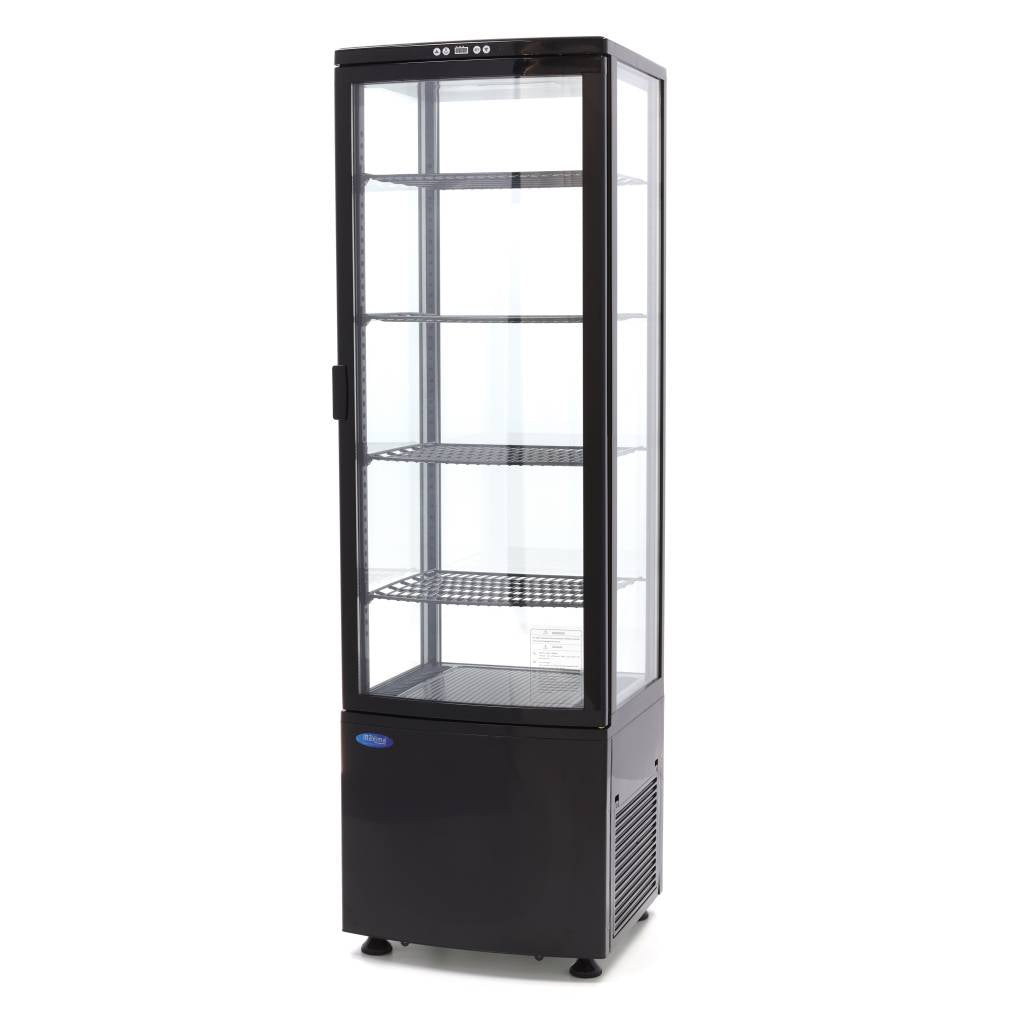 Maxima Kühlschrank-Vitrine – 235 l – 52 cm – Schwarz – 09400816