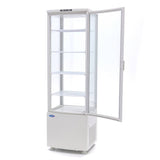 Maxima Kühlschrank-Vitrine – 235 l – 52 cm – Weiß – 09400815